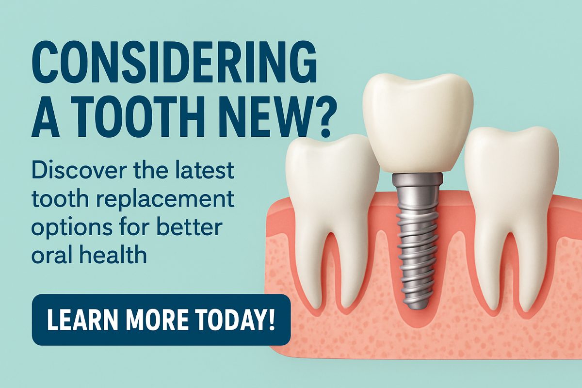 The Newest Options For Tooth Replacement: Dental Implants